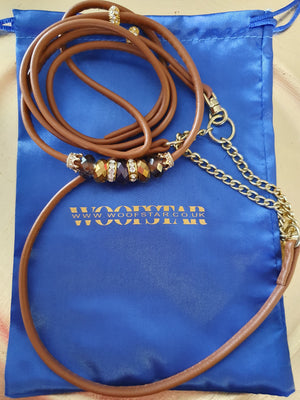 Martingale Dog show lead with Swivel and Bling