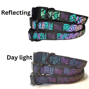 Reflective dog collar - Geometric