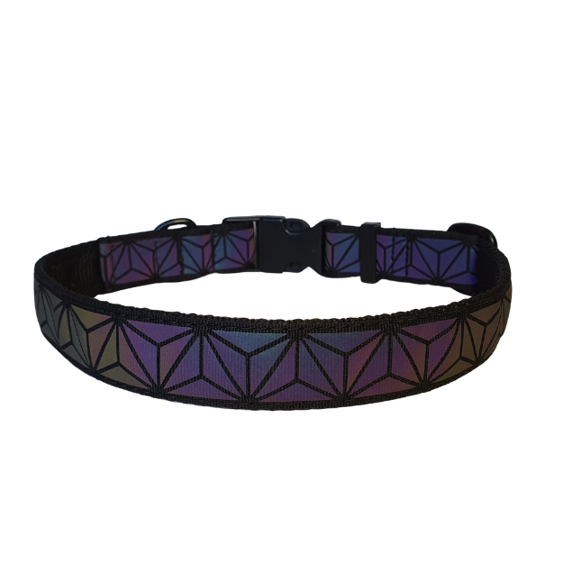 Reflective dog collar - Geometric