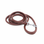 Rolled Leather Dog Lead - Small dog