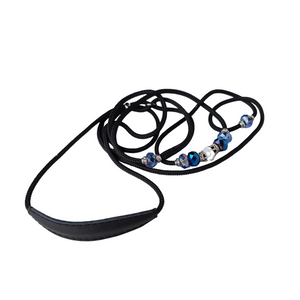 Cord Loop dogshow lead - Comfort collar with bling lead