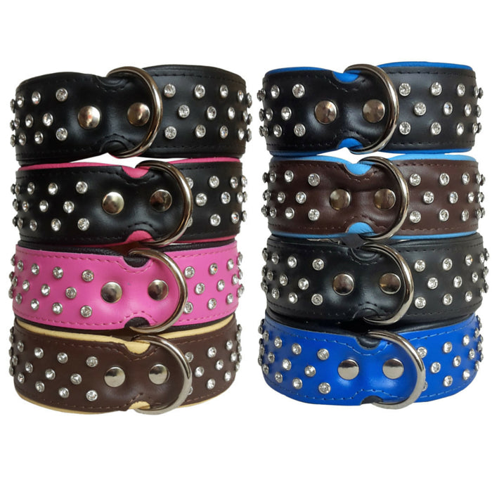 Collar - Diamond Dog Collar - Wide