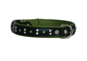 Crystal Leather Collar